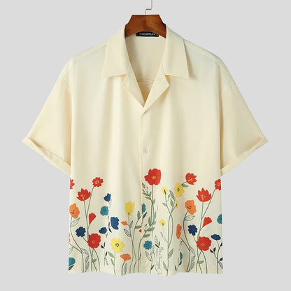 Zac | Men’s Lightweight Floral Shirt for Spring and Summer