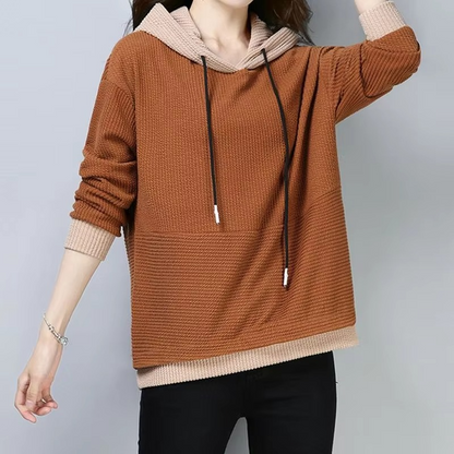 Aurora | Women’s Casual Knit Hoodie with Loose Fit