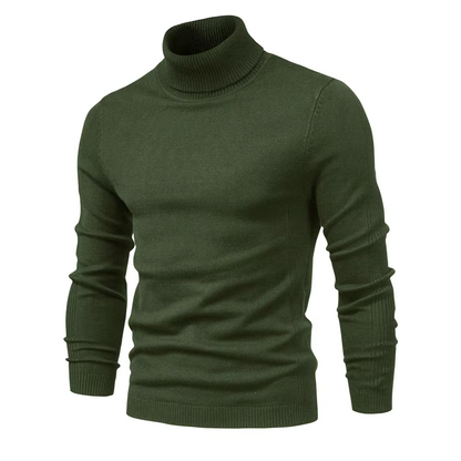 Damon | Men’s Slim Fit Ribbed Turtleneck Sweater