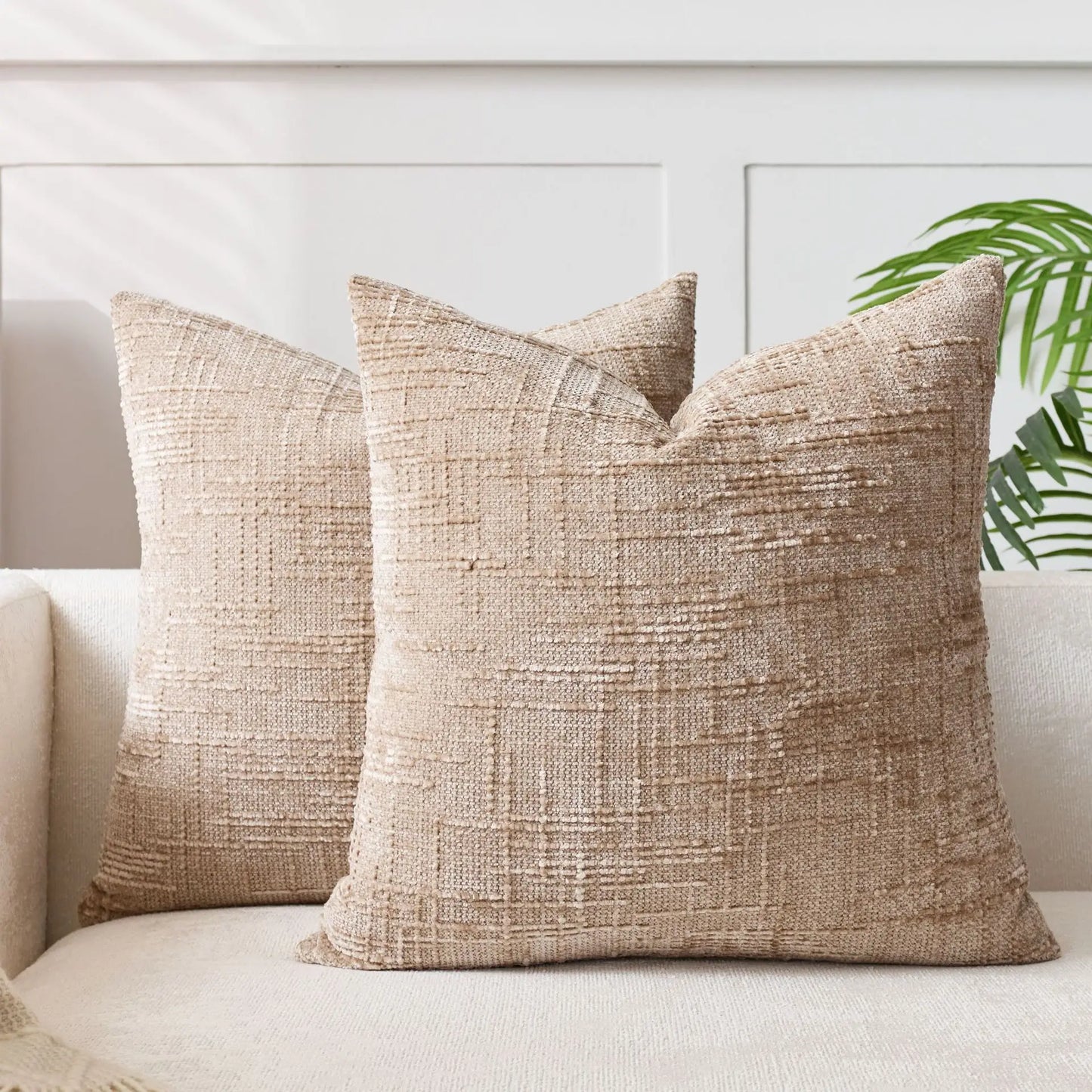 Soft Solid Tone Cover | EchoBamboo Chenille Pillowcase
