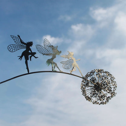 MythiGlow Metal Fairy | Whimsical Outdoor Lawn Décor