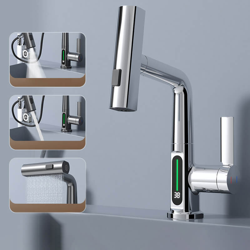 FlexGlow Faucet | Dynamic LED Design with 5 Versatile Spray Modes