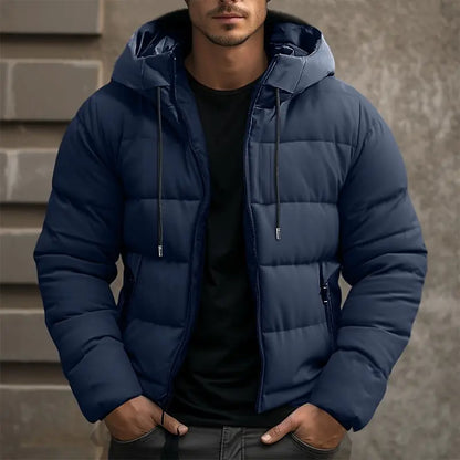 Blake | Men’s Hooded Winter Puffer Jacket with Sleek Modern Fit