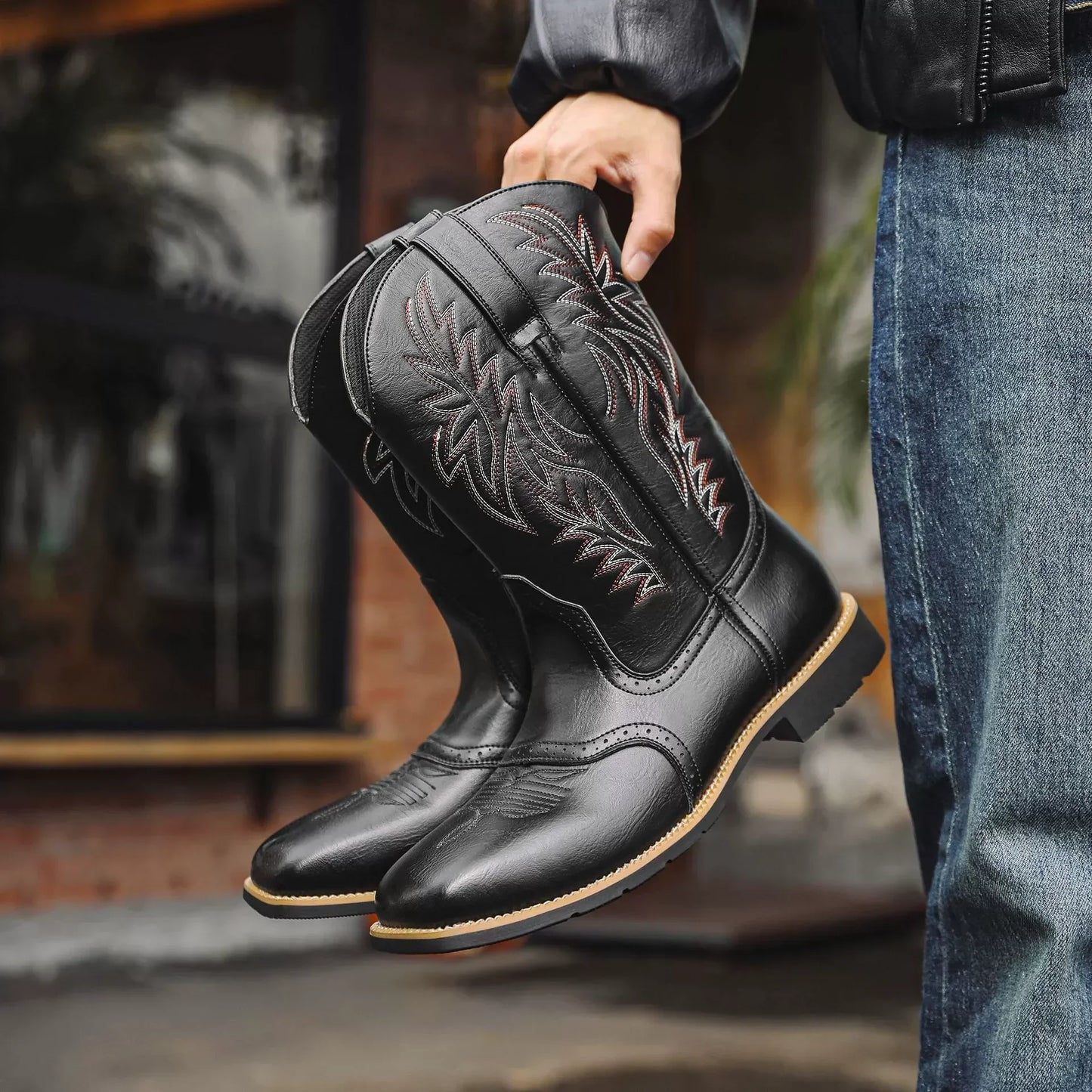 Justin | Men’s Classic Western Leather Warm Boots