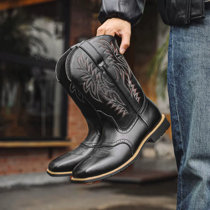 Justin | Men’s Classic Western Leather Warm Boots