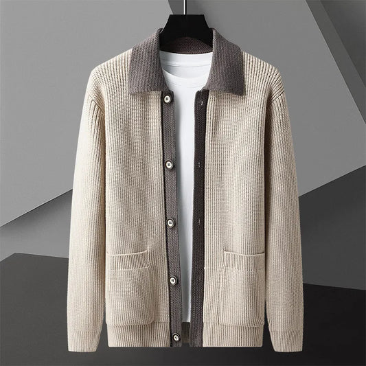 Zayne | Men’s Button-Up Knit Cardigan