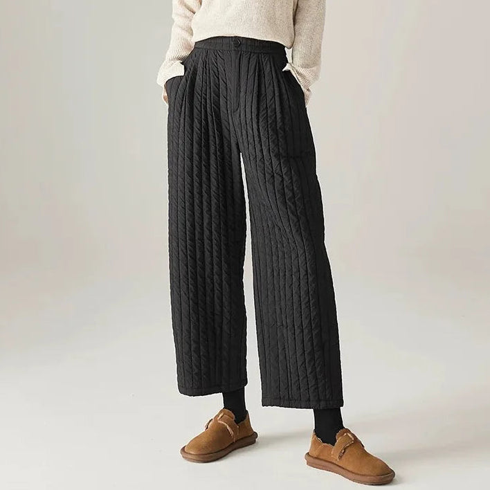 Nina | Women’s Lightweight Cotton High-Waist Pants