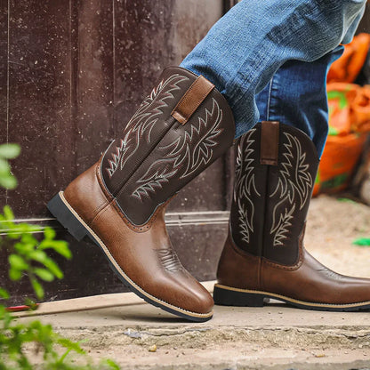 Justin | Men’s Classic Western Leather Warm Boots