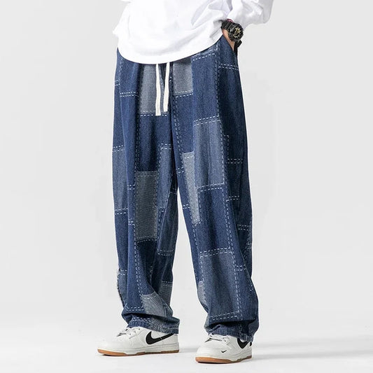 Steph | Men’s Tailored Vintage Stitch Denim Pants