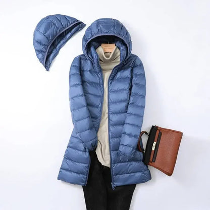 Ruby | Women’s Packable Puffer Coat with Quilted Design
