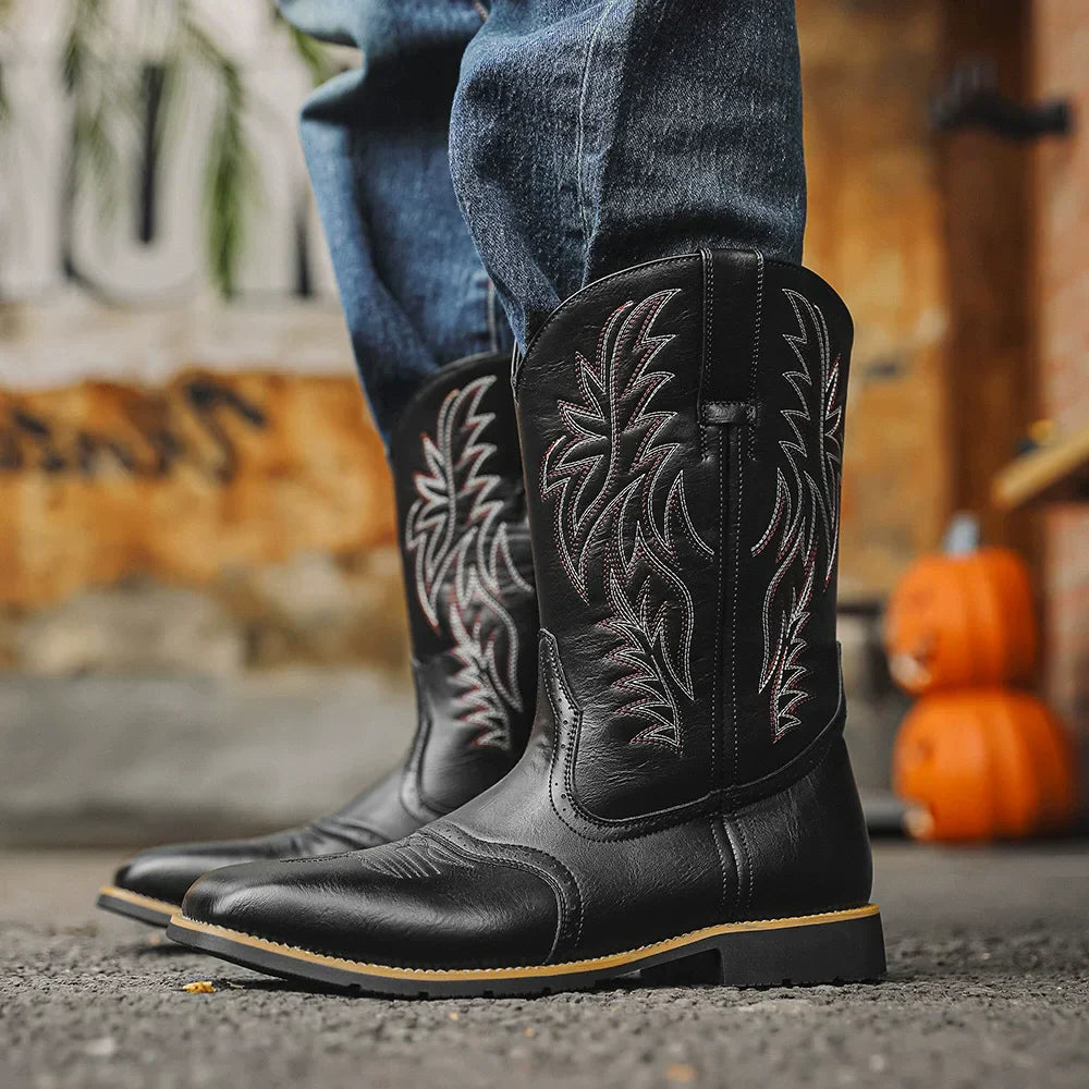 Justin | Men’s Classic Western Leather Warm Boots