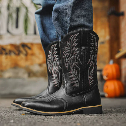 Justin | Men’s Classic Western Leather Warm Boots