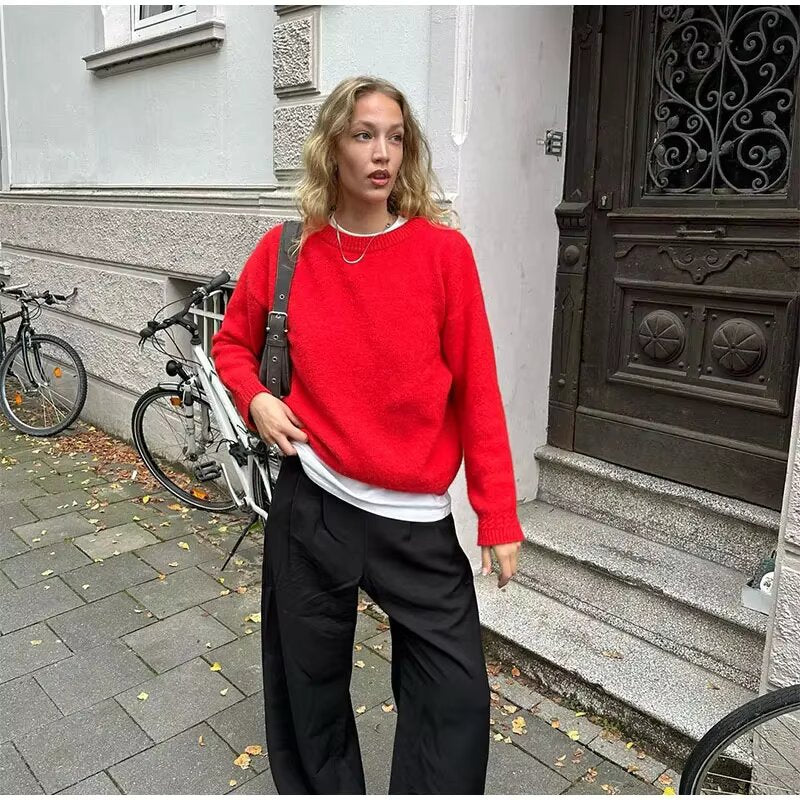 Loose-knit jumper