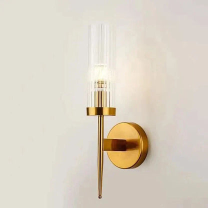 Modern Accent | EternaGlass Stainless Steel Wall Lamp