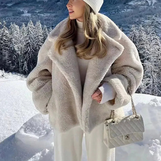 Nola | Women’s Minimalist Cropped Silhouette Boxy Jacket