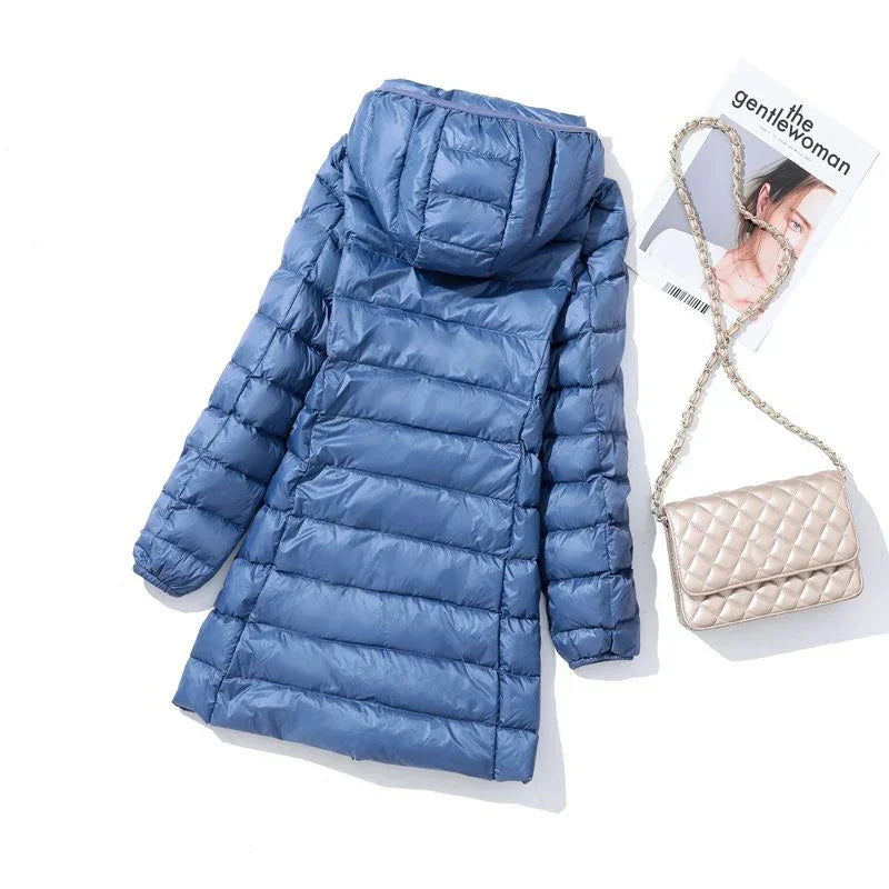 Ruby | Women’s Packable Puffer Coat with Quilted Design