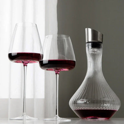 Luxury Crystal Glass Set | Handmade Wine & Champagne
