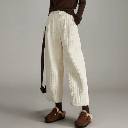 Nina | Women’s Lightweight Cotton High-Waist Pants