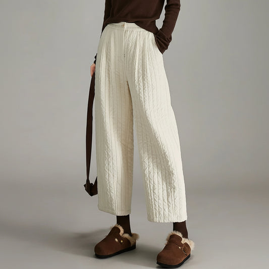 Nina | Women’s Lightweight Cotton High-Waist Pants