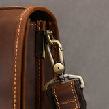 Vintage | Men's Leather Laptop Briefcase-5
