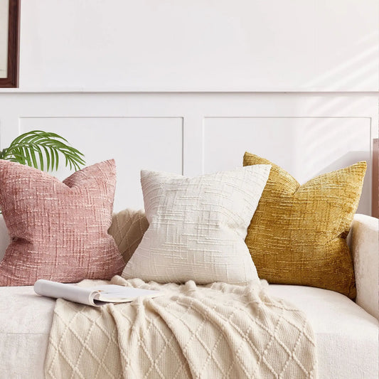 Soft Solid Tone Cover | EchoBamboo Chenille Pillowcase