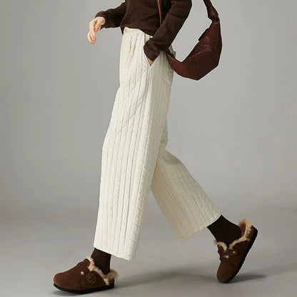 Nina | Women’s Lightweight Cotton High-Waist Pants