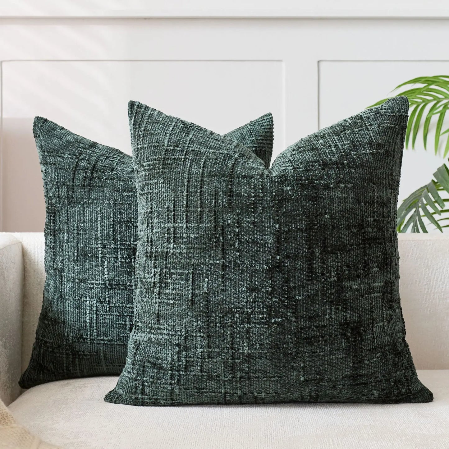 Soft Solid Tone Cover | EchoBamboo Chenille Pillowcase
