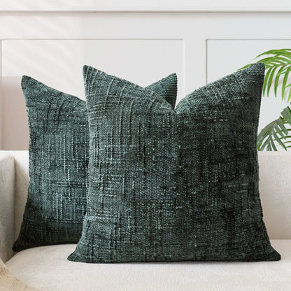 Soft Solid Tone Cover | EchoBamboo Chenille Pillowcase