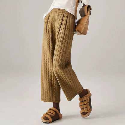 Nina | Women’s Lightweight Cotton High-Waist Pants