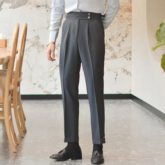 Maithan | Men’s Sorrento Tailored Wool Blend Trousers