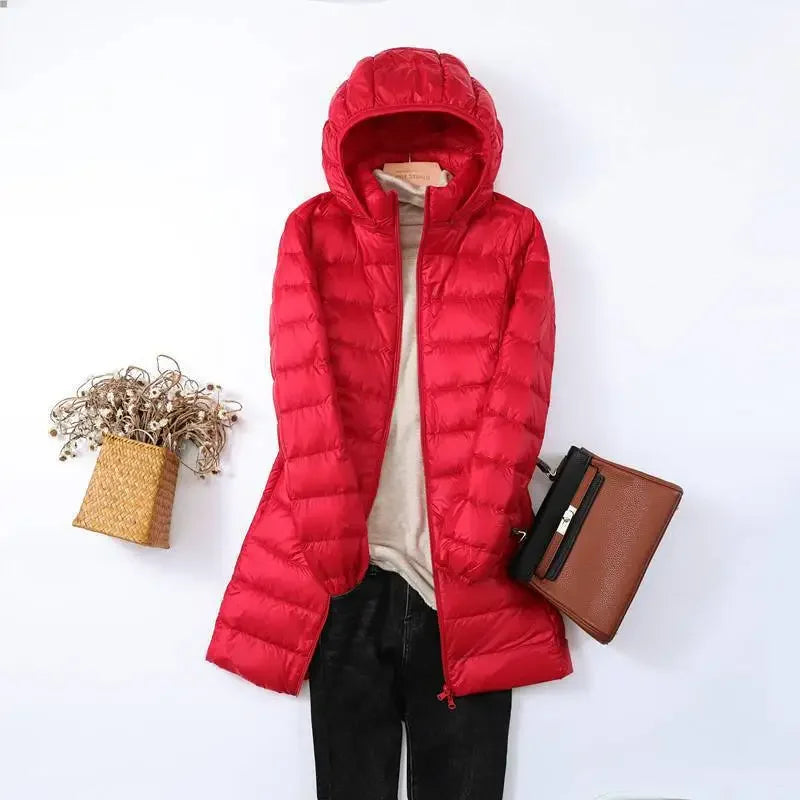Ruby | Women’s Packable Puffer Coat with Quilted Design