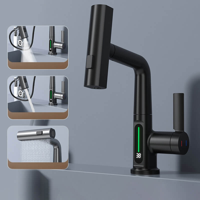FlexGlow Faucet | Dynamic LED Design with 5 Versatile Spray Modes