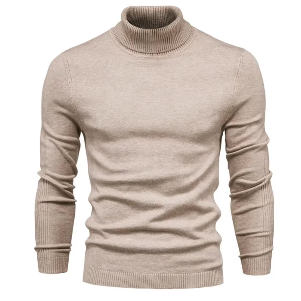 Damon | Men’s Slim Fit Ribbed Turtleneck Sweater