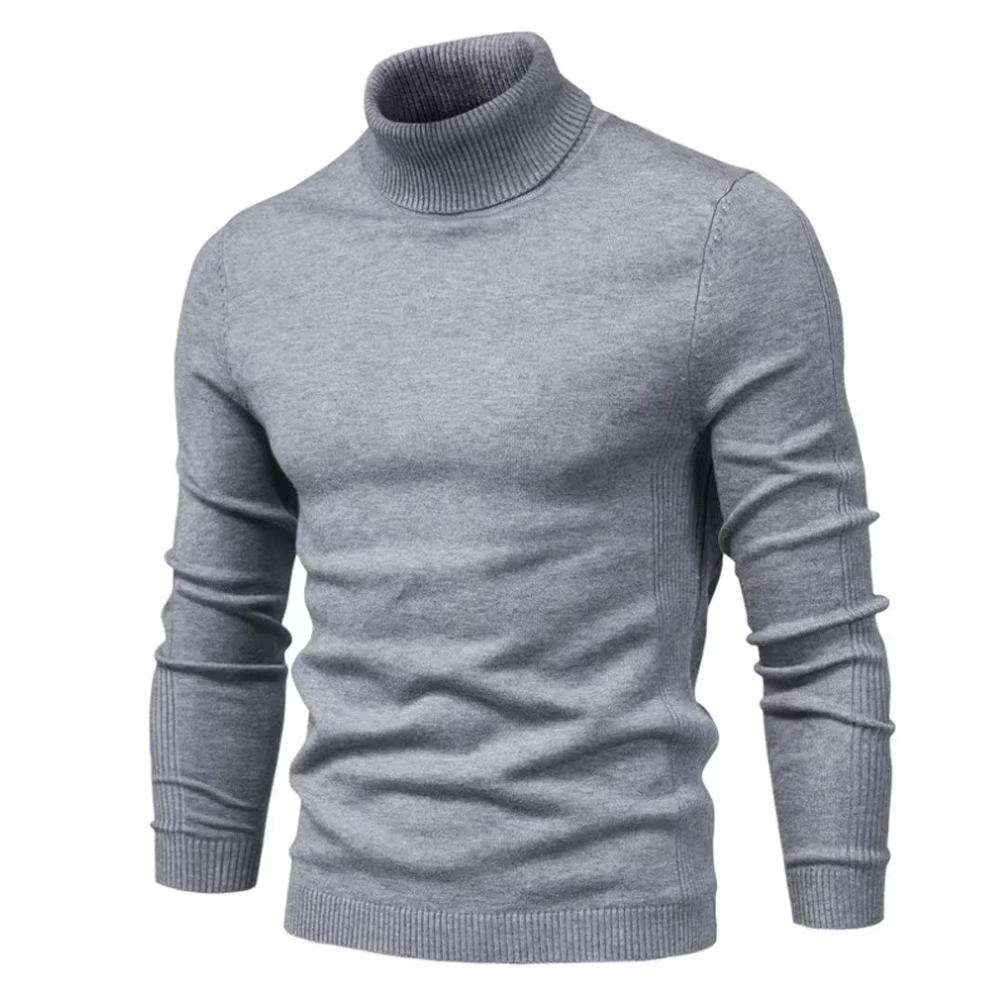 Damon | Men’s Slim Fit Ribbed Turtleneck Sweater