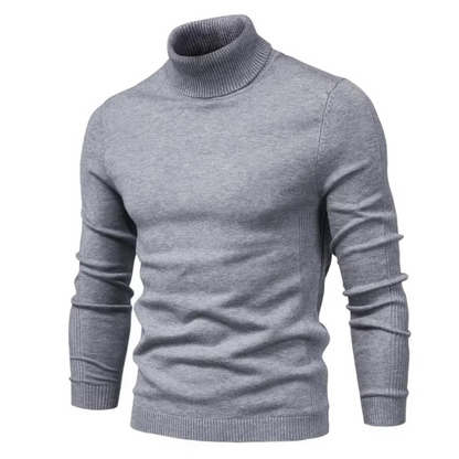 Damon | Men’s Slim Fit Ribbed Turtleneck Sweater