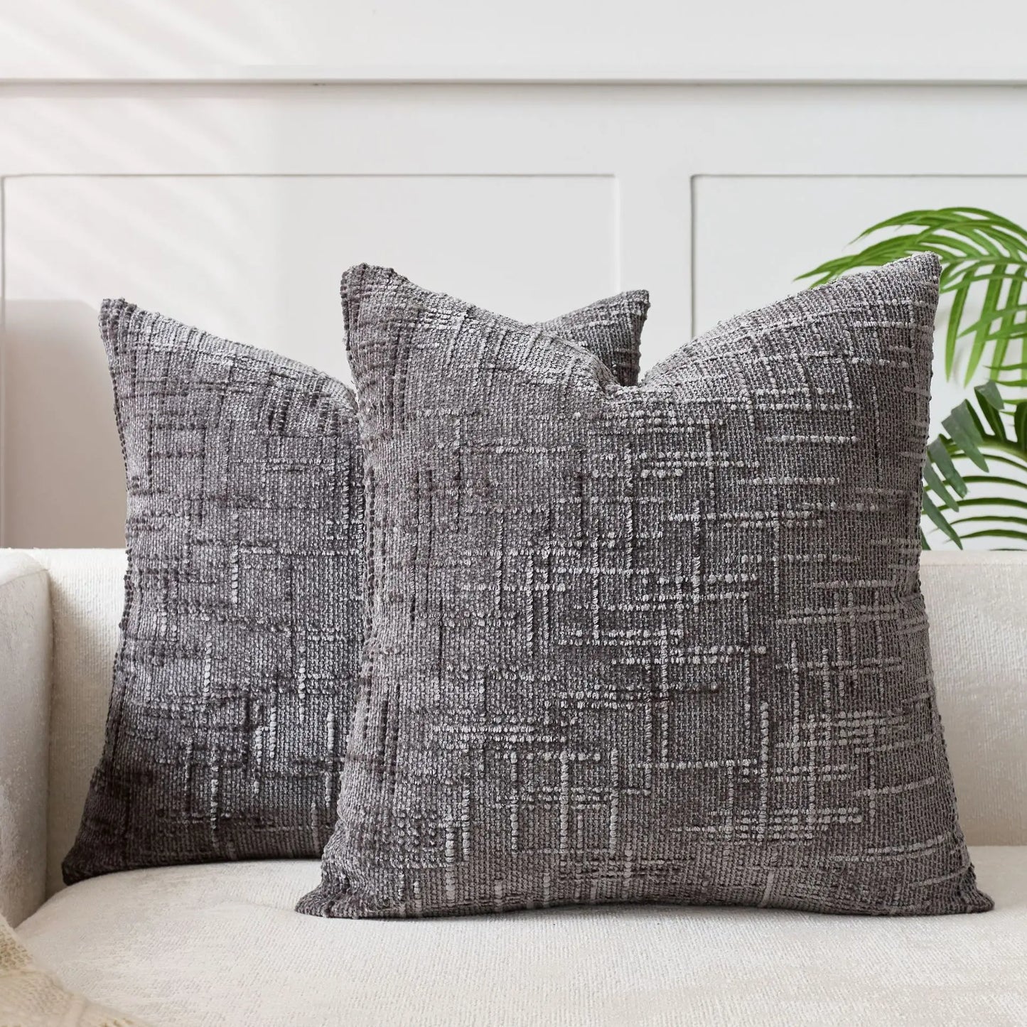 Soft Solid Tone Cover | EchoBamboo Chenille Pillowcase