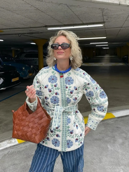 Sadie | Women’s Embroidered Jacket with Floral Details