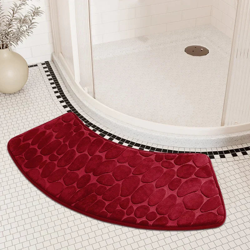 AquaCurve Bath Mat | Non-Slip Ergonomic Design