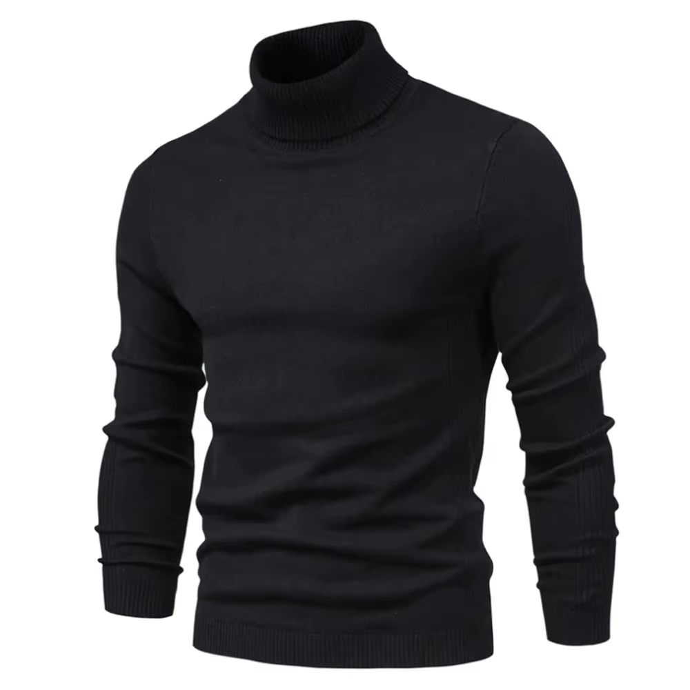 Damon | Men’s Slim Fit Ribbed Turtleneck Sweater