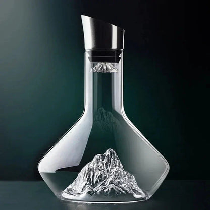 Large Crystal Carafe | 1500ml Iceberg Wine Decanter