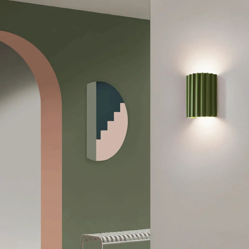 Modern Interior Style | StellarGlow Resin LED Wall Lamp