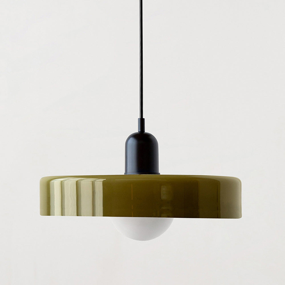 Studio Prisma Pendant | Art Glass Light in Bauhaus Luxe Palette