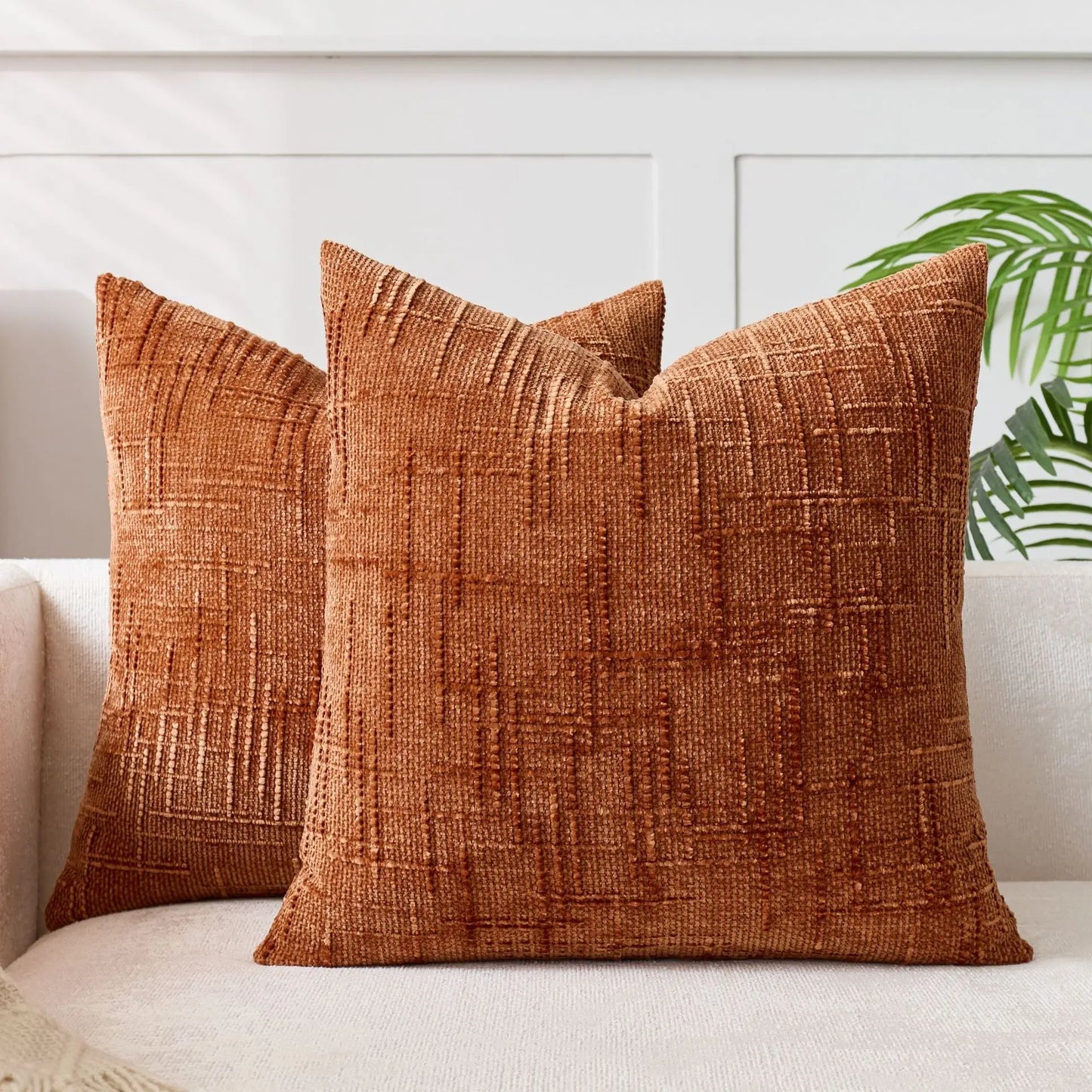 Soft Solid Tone Cover | EchoBamboo Chenille Pillowcase