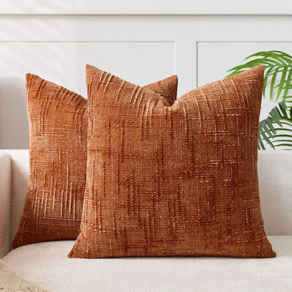 Soft Solid Tone Cover | EchoBamboo Chenille Pillowcase