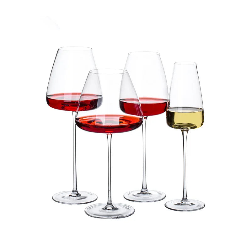Luxury Crystal Glass Set | Handmade Wine & Champagne
