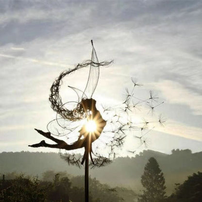 MythiGlow Metal Fairy | Whimsical Outdoor Lawn Décor