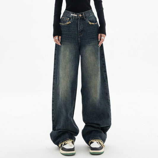 Tricia | Women’s High-Rise Casual Wide-Leg Denim