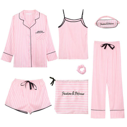 Velvette Dream 7-Piece Sleepwear Set | Effortless Elegance in Soft, Mix-and-Match Comfort