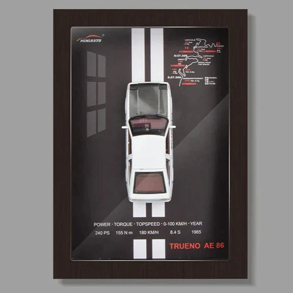 3D Car Model Design | SpeedLine Framed Wall Art