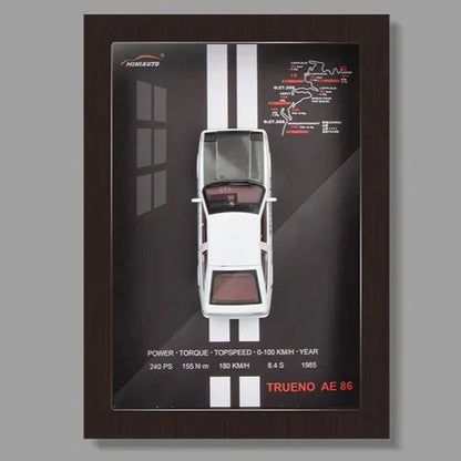 3D Car Model Design | SpeedLine Framed Wall Art